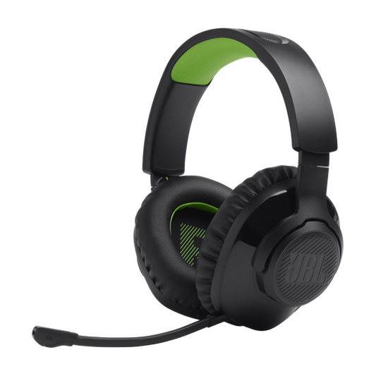 JBL Quantum 360X Wireless Over-Ear Console Gaming Headset with Detachable Boom Mic (for Xbox) - Black/Green