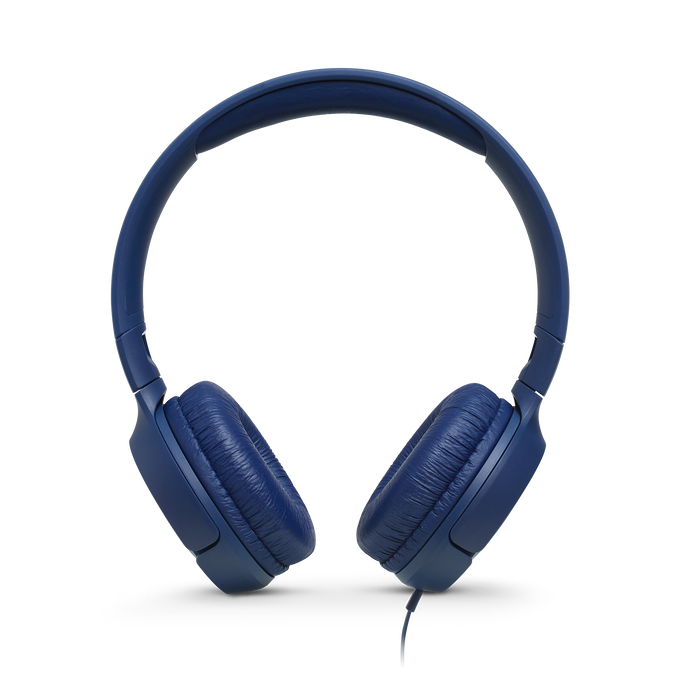 JBL TUNE 500 Wired On-Ear Headphones - Blue