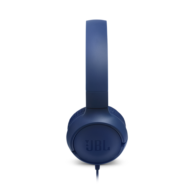 JBL TUNE 500 Wired On-Ear Headphones - Blue