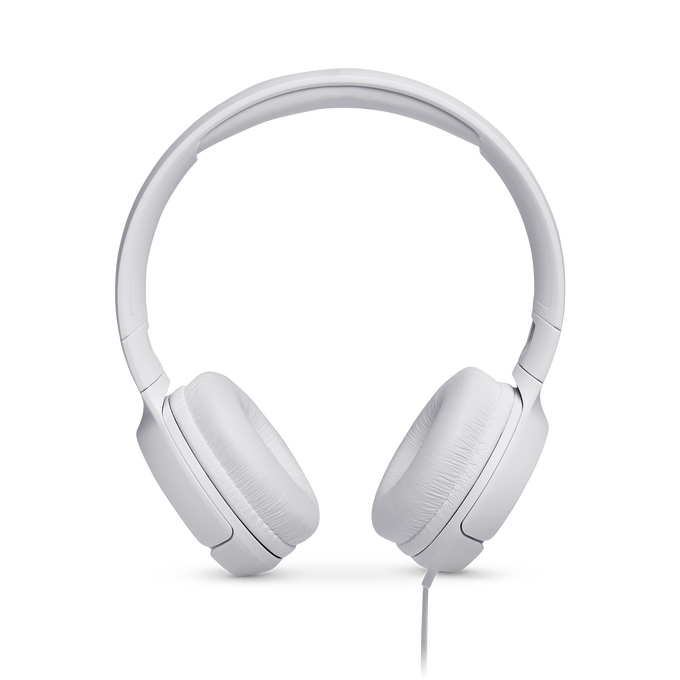 JBL TUNE 500 Wired On-Ear Headphones - White