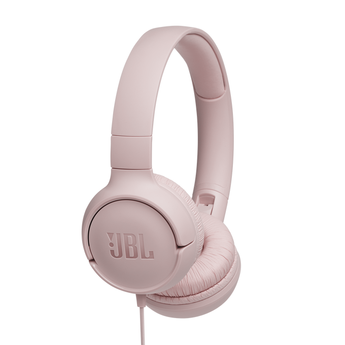 JBL TUNE 500 Wired On-Ear Headphones - Pink