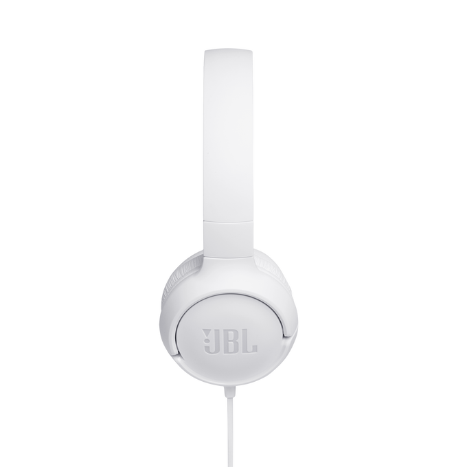 JBL TUNE 500 Wired On-Ear Headphones - White