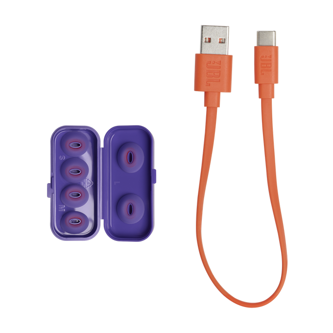 JBL Tune Flex Ghost Edition True Wireless Noise Cancelling Earbuds - Ghost Purple