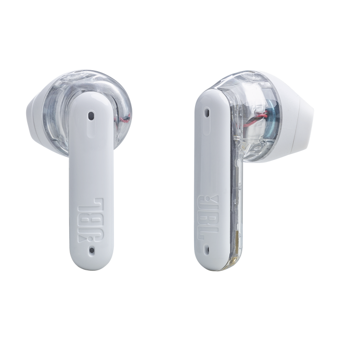 JBL Tune Flex Ghost Edition True Wireless Noise Cancelling Earbuds - Ghost White