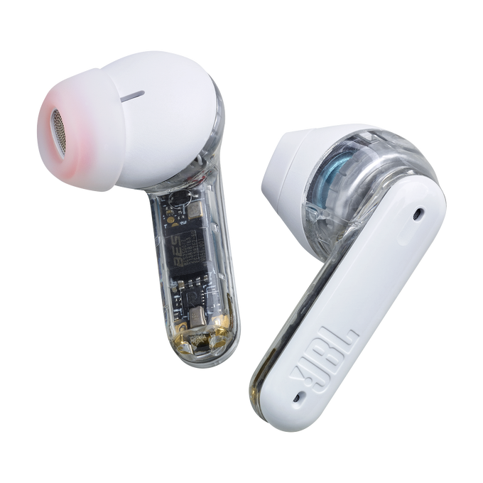 JBL Tune Flex Ghost Edition True Wireless Noise Cancelling Earbuds - Ghost White