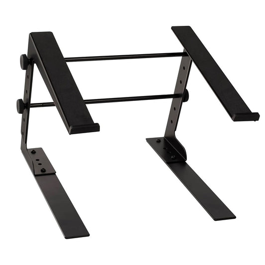 Power Works JS-LPT100 Single Tier Laptop/DJ Stand - Each - Black