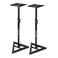 Power Works JS-MS70 Studio Monitor Stands - Pair - Black