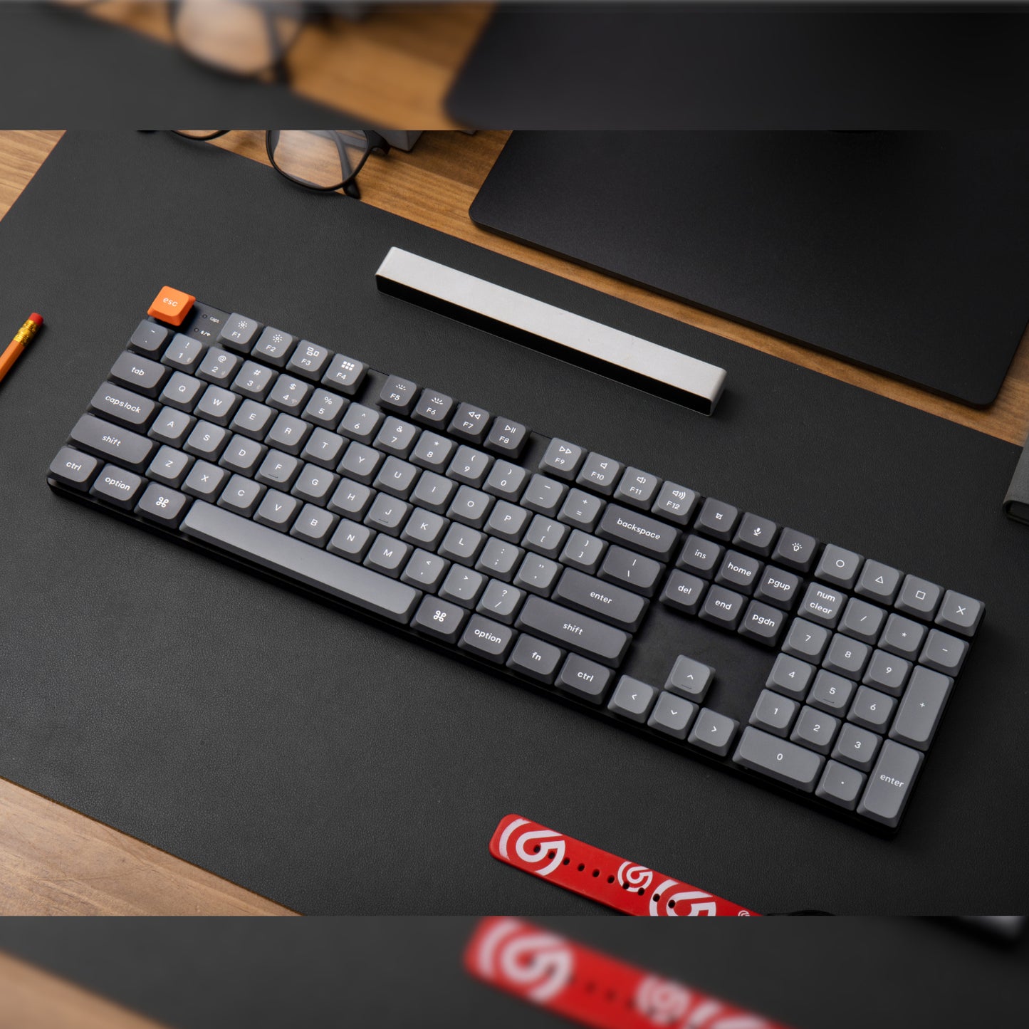 Keychron K5 Max QMK/VIA Full-sized Wireless Custom Mechanical Keyboard | BROWN Switches