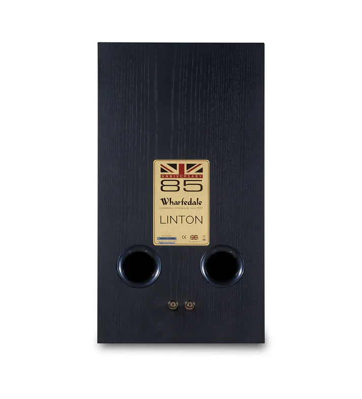 Audiolab 7000A Integrated Amplifier (Black) + Wharfedale Linton 3-way standmount speaker with stands - pair (Black)