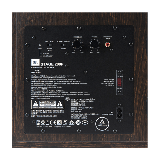 JBL Stage 200P 10" 300W Powered Subwoofer - Black