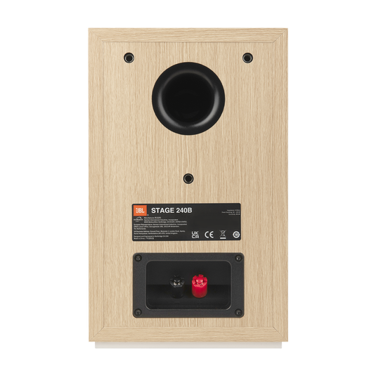 JBL Stage 240B 2-Way 4.5-Inch Bookshelf Speaker - Pair - Latte