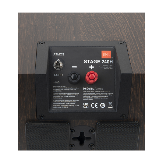 JBL Stage 240H Height Module Speakers - Pair (Black)