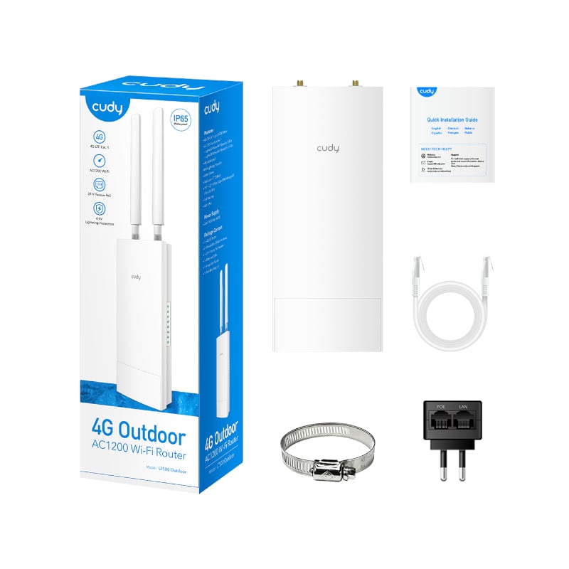 cudy AC1200 WiFi 4G LTE Cat4 Outdoor Router