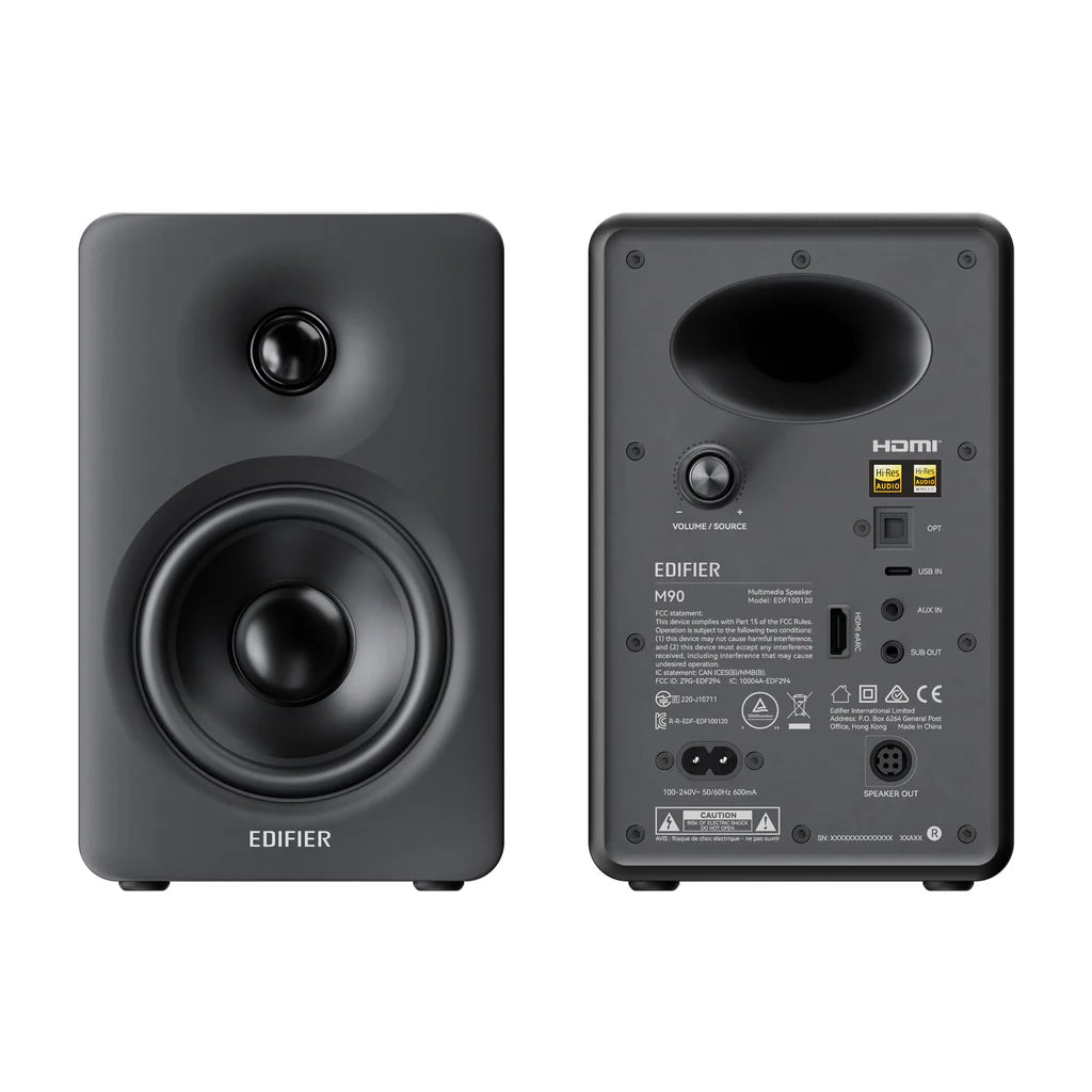 Edifier M90 Compact Desktop Speaker - Pair (Black)