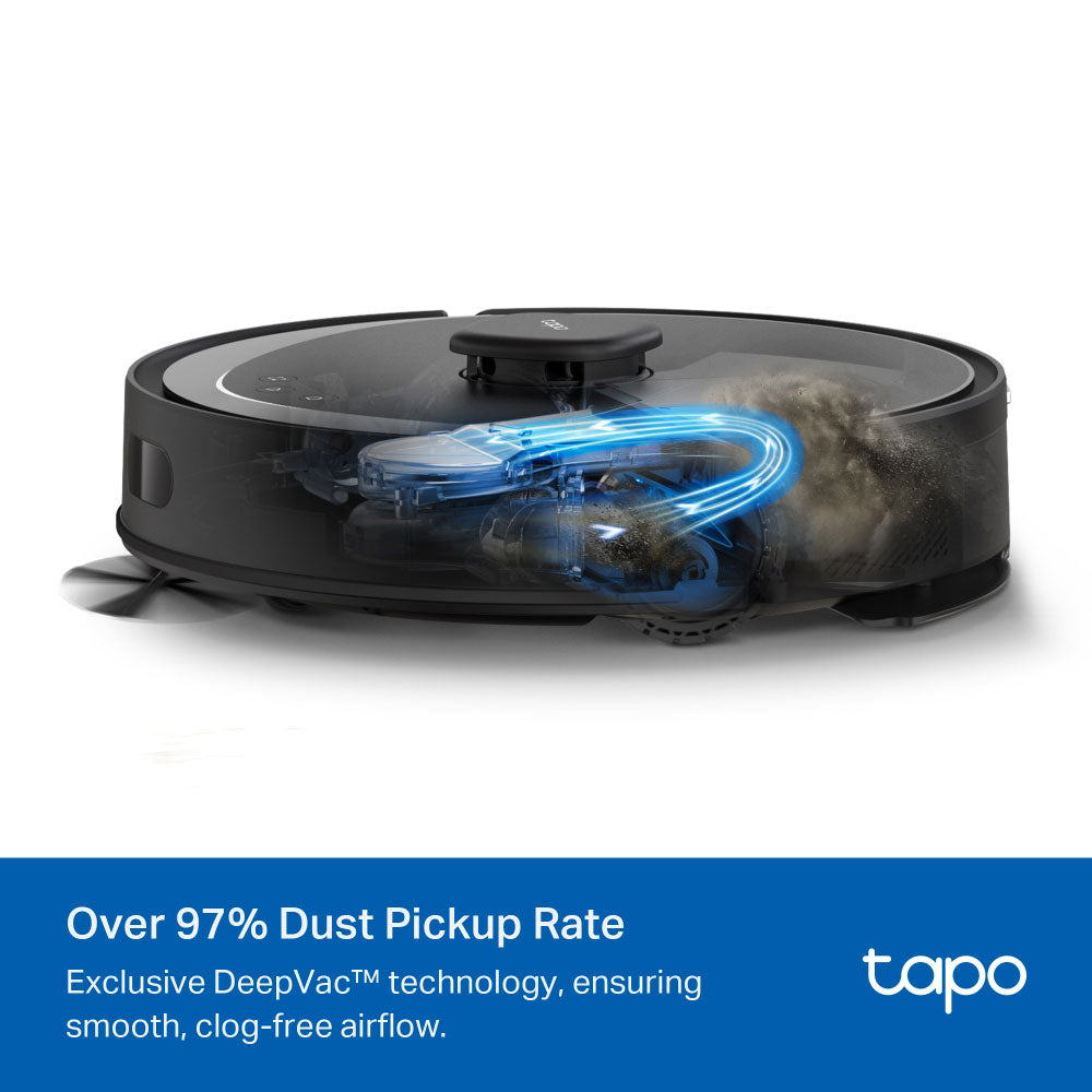 TP-LINK TAPO RV30 MAX PLUS | 5300PA HYPER SUCTION ROBOT VACUUM AND MOP PLUS SMART AUTO-EMPTY DOCK