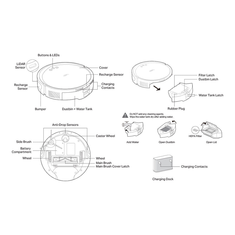 TP-LINK TAPO RV20 MAX | 5300PA SUCTION MAGSLIM LIDAR NAVIGATION ROBOT VACUUM AND MOP