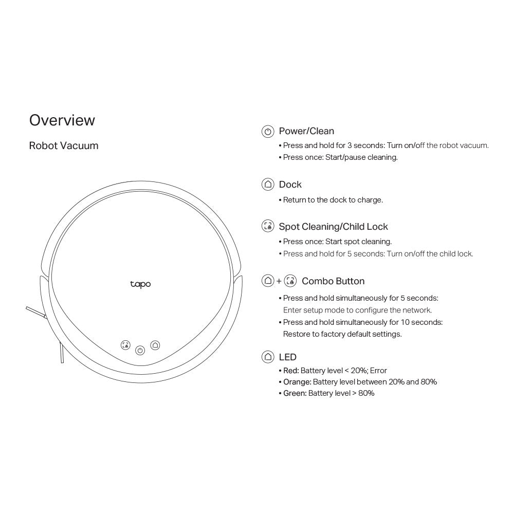 TP-LINK TAPO RV20 MAX | 5300PA SUCTION MAGSLIM LIDAR NAVIGATION ROBOT VACUUM AND MOP