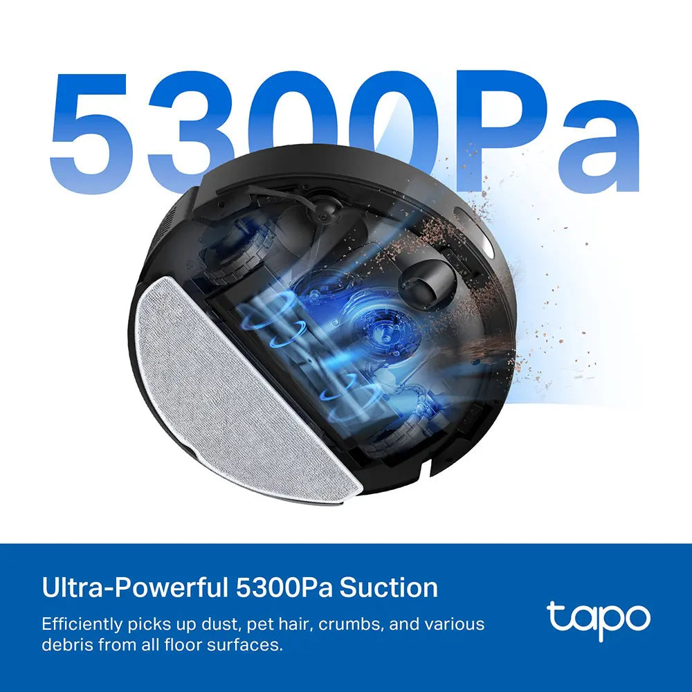TP-LINK TAPO RV30 MAX | 5300PA HYPER SUCTION ROBOT VACUUM AND MOP
