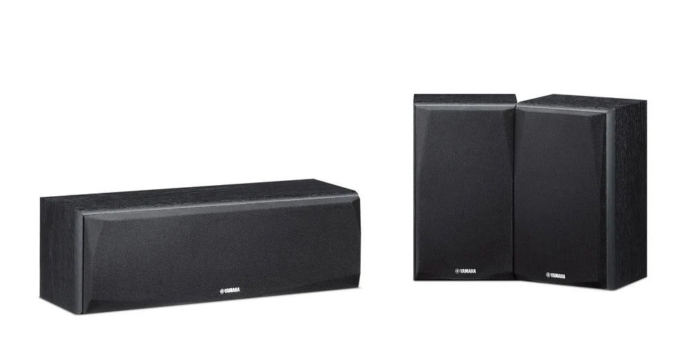 Yamaha NS 5.1 Home Theatre Speaker Package + Yamaha RX-V385 AV Receiver (Black)