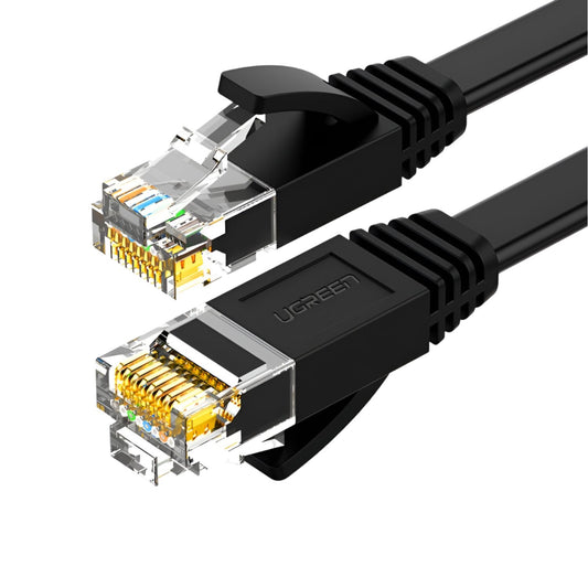 UGREEN NW102 Cat6 U/UTP Flat Ethernet Cable 30m – Black