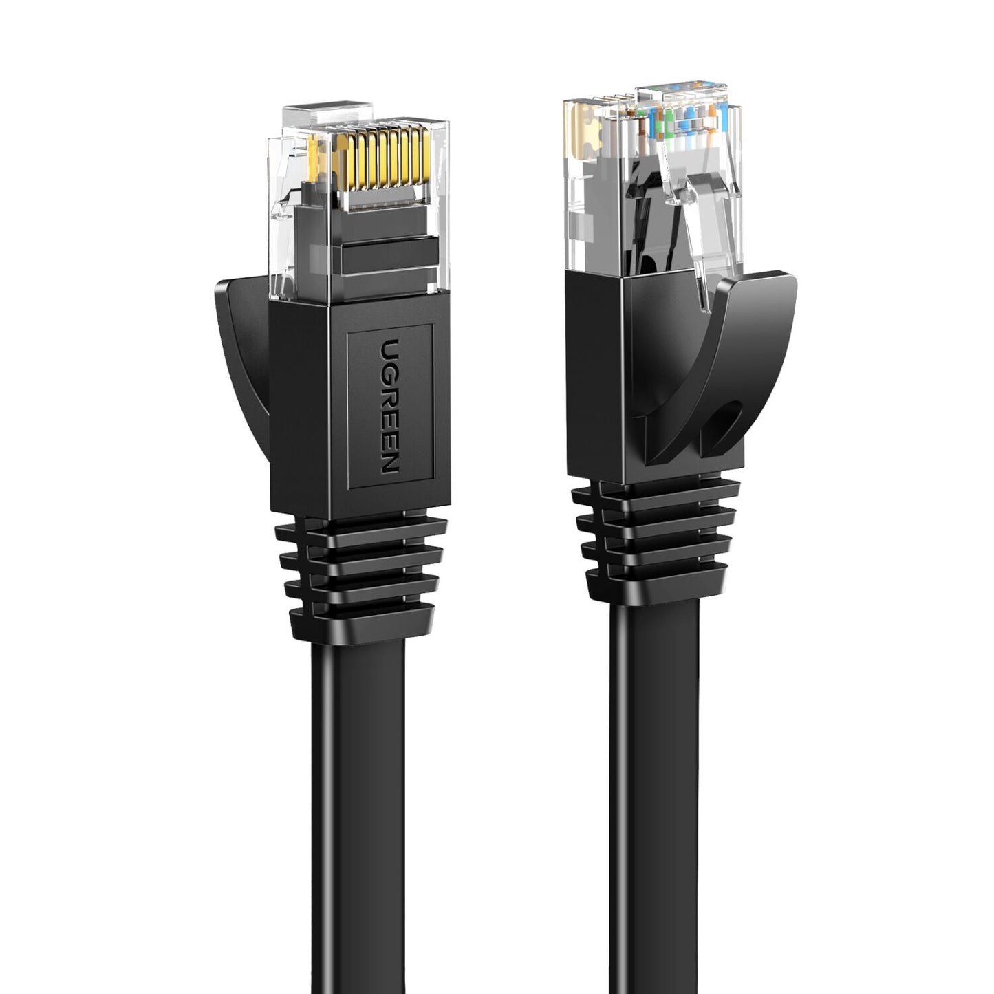 UGREEN NW102 Cat6 U/UTP Flat Ethernet Cable 30m – Black