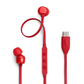 JBL Tune 310C USB In-Ear Headphones with Hi-Res Audio Support and USB-C Connectivity - Red