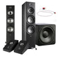 Polk Audio R700 5.1 Home Theatre System (Black) + QED Performance Micro Cable (30m)