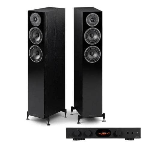 Audiolab 7000A Integrated Amplifier + Wharfedale Diamond 12.3 Floorstanding Speakers