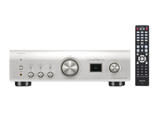 Denon PMA-1700NE 2 Ch. 140W integrated Amplifier with USB-DAC - Silver