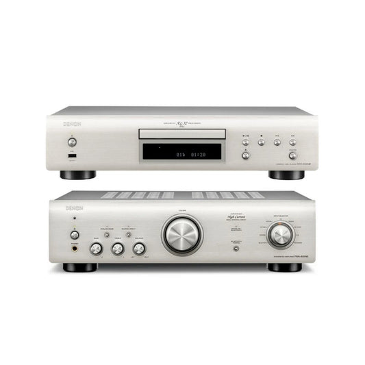 Denon PMA900HNE Amplifier and DCD900NE CD Player Stereo package -  Silver