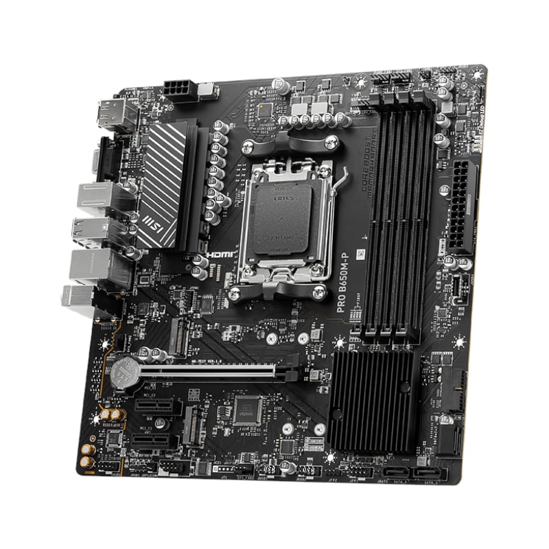 MSI PRO B650M-P AMD AM5 mATX Gaming Motherboard