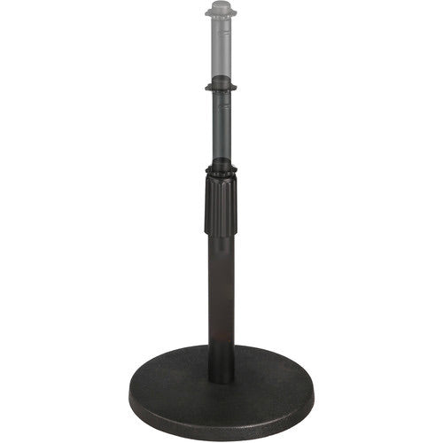 Power Works PW-DMS100 Tabletop Microphone Stand - Each - Black