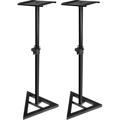 Power Works PW-MON220 Monitor Stands - Pair - Black