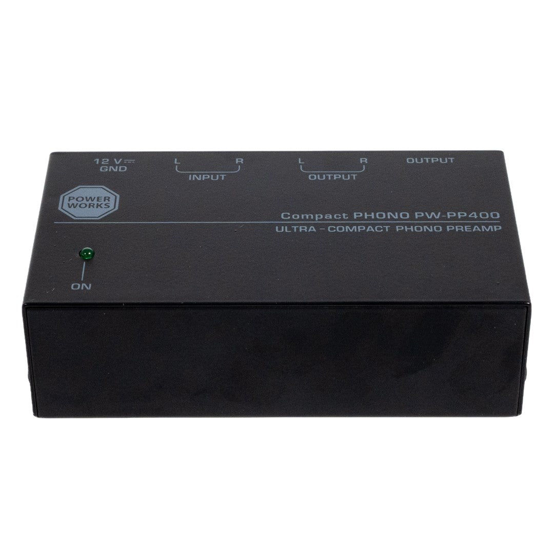 Power Works PW-PP400 Phono Preamplifiers - Each - Black