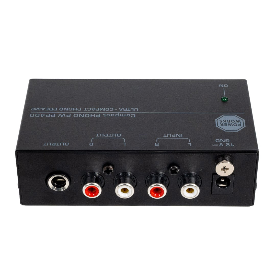 Power Works PW-PP400 Phono Preamplifiers - Each - Black