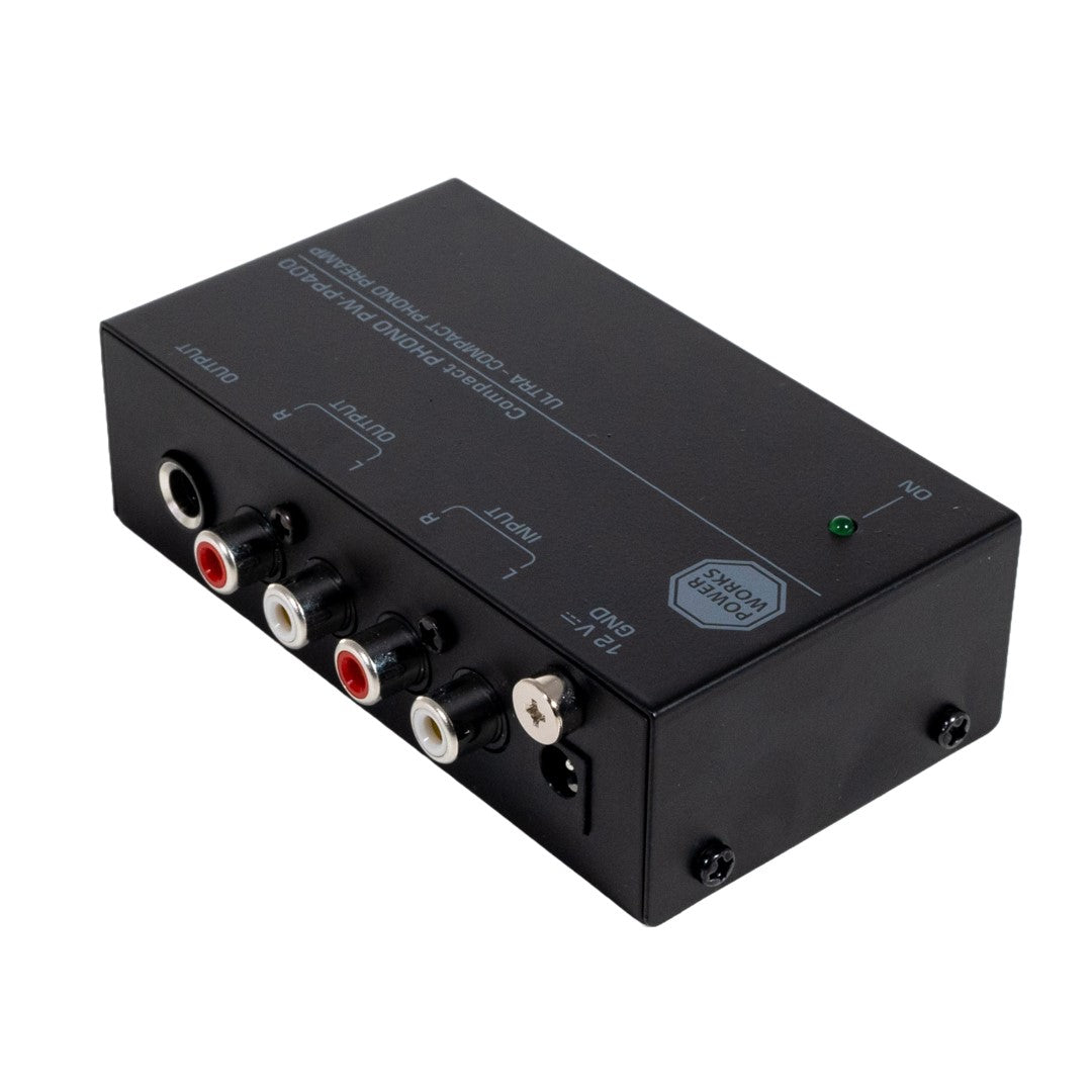 Power Works PW-PP400 Phono Preamplifiers - Each - Black