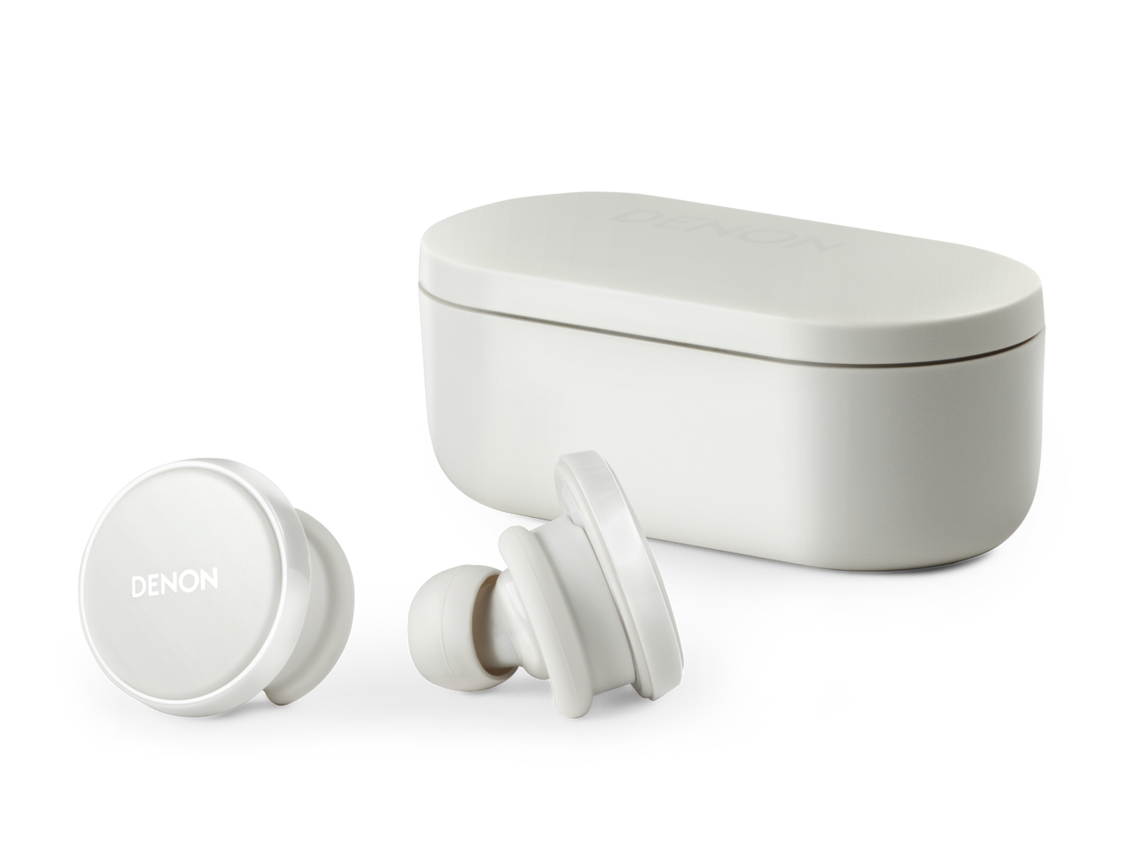 Denon PerL Pro Earphones - White