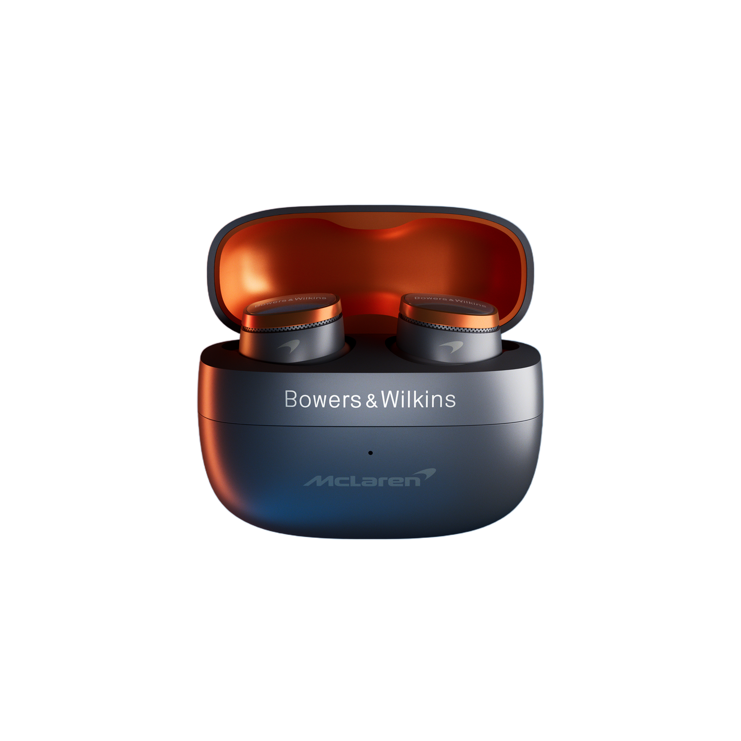 Bowers & Wilkins PI8 McLaren Special-Edition In-Ear True Wireless Earbuds - Each (Galvanic Grey & Papaya)