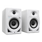 Pioneer DJ DM-40D-BT-W 4” White Desktop Monitors-Bluetooth - Pair (White)