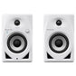 Pioneer DJ DM-40D-BT-W 4” White Desktop Monitors-Bluetooth - Pair (White)