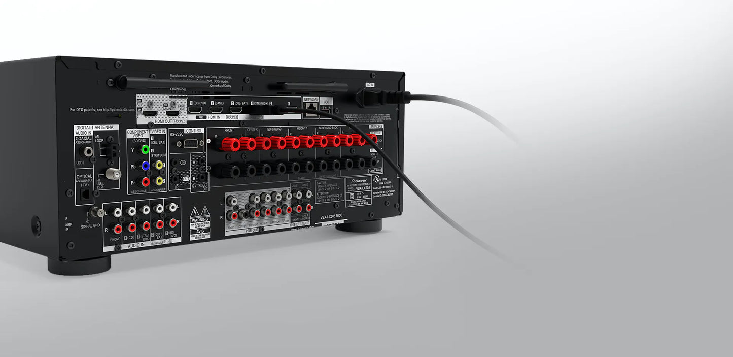 Pioneer VSX-LX505 ELITE 9.2 Channel AV Receiver - Black