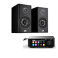 Eversolo PLAY Streaming Amplifier (Black) + Polk Reserve R100 Bookshelf Speakers - Pair (Black)