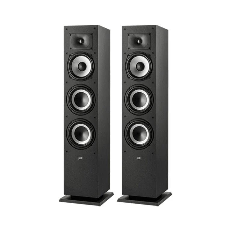 Polk Monitor XT60 Floorstanding Speakers - Pair - Black