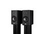Polk Reserve R100 Bookshelf Speakers - Pair (Black) + WiiM Amp Pro Multiroom Streaming Amplifier (Silver)