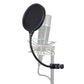 Power Works PW-POPFILTER Cardioid Condenser Instrument Microphone with Piano Mounting System