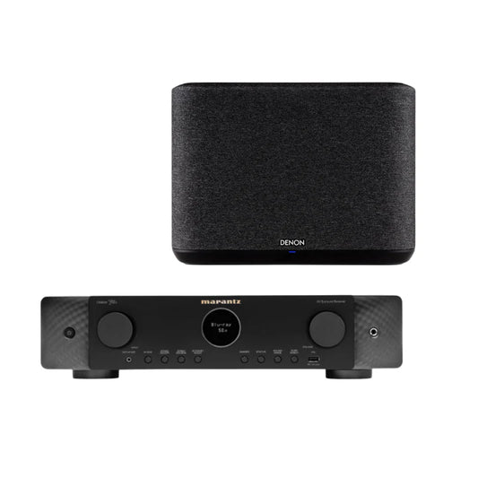 Marantz CINEMA70 Network AV Receiver (Black) + Denon Home 250 Wireless Speaker - Each (Black)
