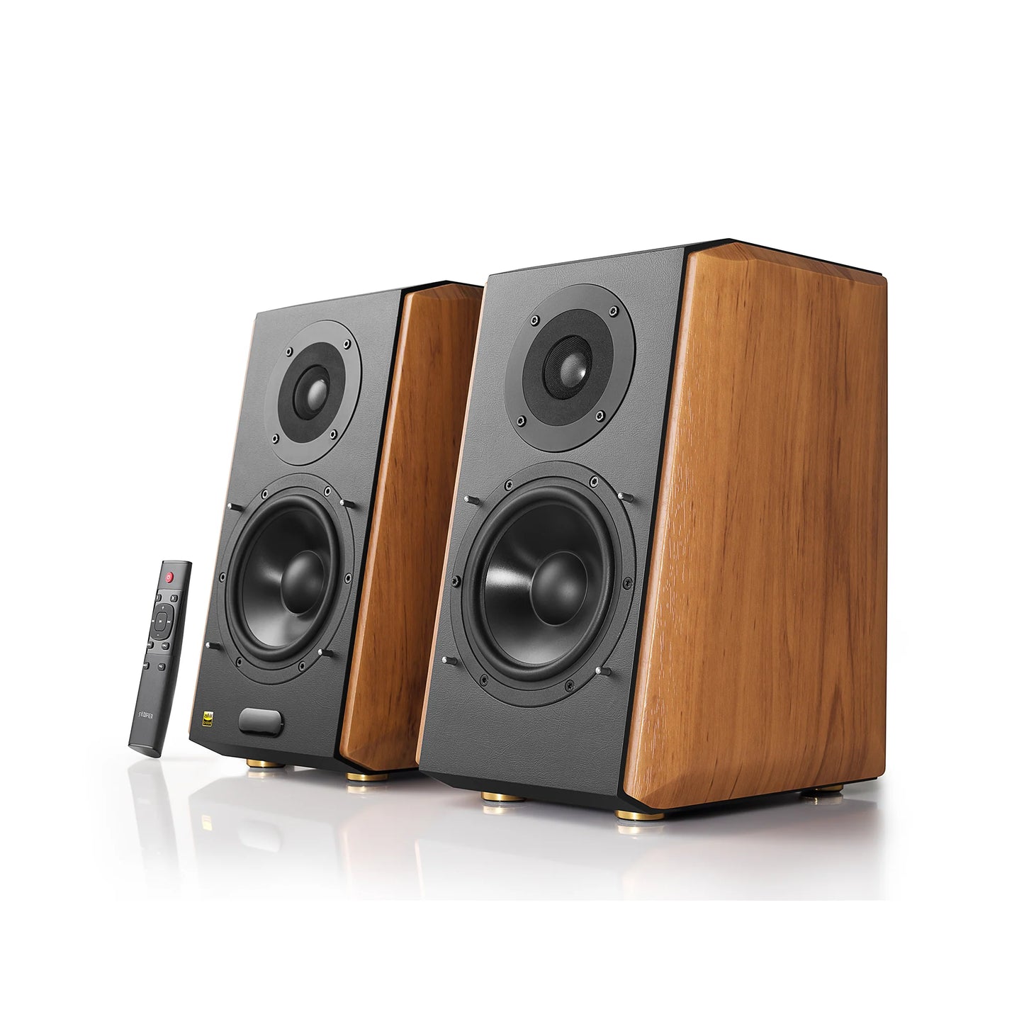 Edifier S1000MKII 2.0 Powered Bookshelf Speakers - Pair - Light Brown