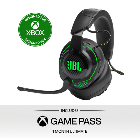 JBL Quantum 910X Wireless for Xbox Over-Ear Console Gaming Headset with Active Noise Cancelling - Black/Green