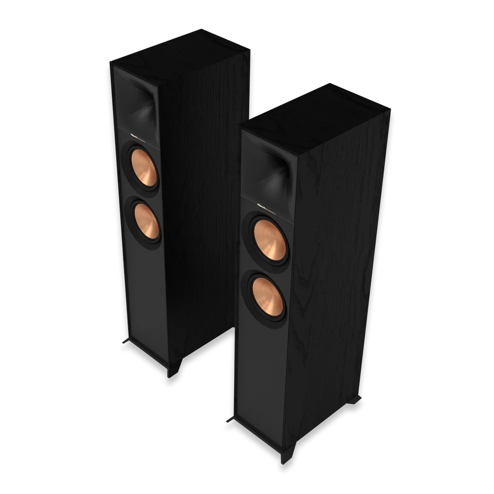 Klipsch Reference R-600F Floorstanding Speaker (Black) + SONOS Amp Stereo Amplifier (Black)