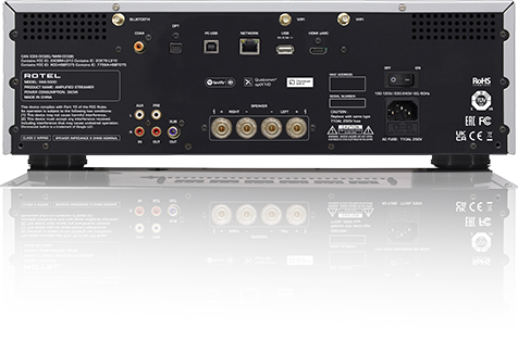 Rotel RAS-5000 Amplifier (Black) and Bower & Wilkins 603 S3 Floorstanding Speakers(Oak)